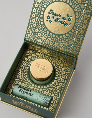 Poppy & Pout Lip Balm & Lip Scrub Gift Set