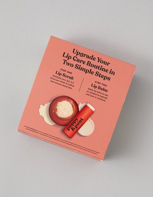 Poppy & Pout Lip Balm & Lip Scrub Gift Set