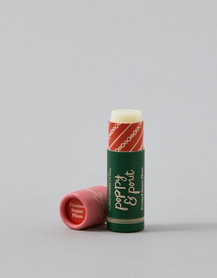 Poppy & Pout Frosted Sugar Plum Lip Balm Women's Green One Size
