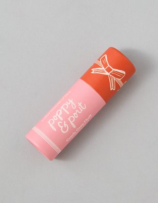 Poppy & Pout Candy Cane Fluff Lip Balm