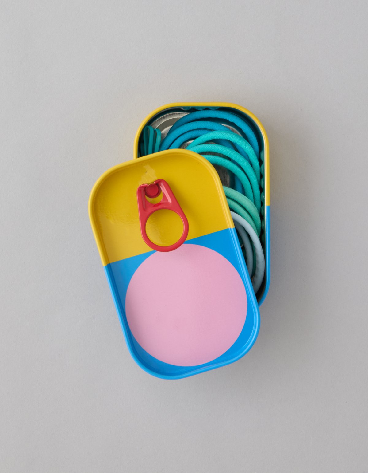 Tinned Goods Hair Tie Box - image 3