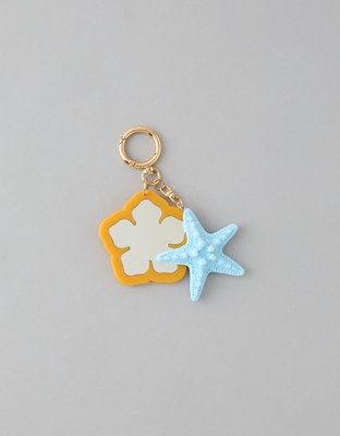 AE Hibiscus Flower Mirror Keychain from American Eagle - $17.95