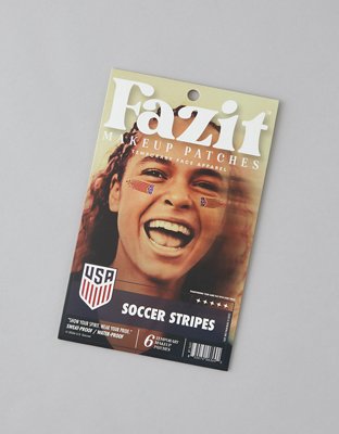 Fazit x U.S. Soccer Stripes Makeup Patches