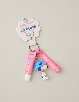 Женские брелоки American Eagle Celavi Peanuts Lip Gloss with Keychain, цвет: Красный — фото 2