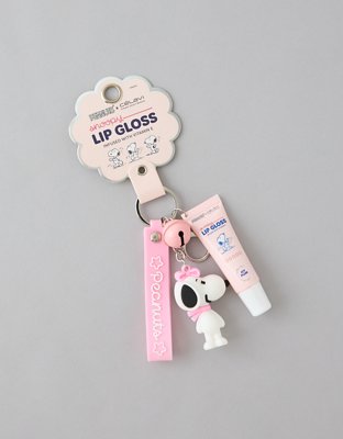 Celavi Peanuts Lip Gloss + Keychain