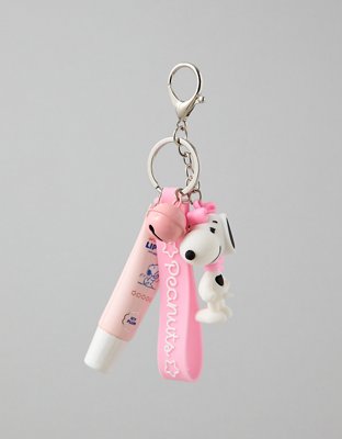 Celavi Peanuts Lip Gloss + Keychain