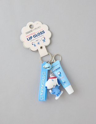 Celavi Peanuts Lip Gloss + Keychain