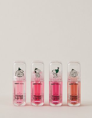 American Eagle Celavi Peanuts Tinted Lip Oil Set, цвет: Розовый — фото 3