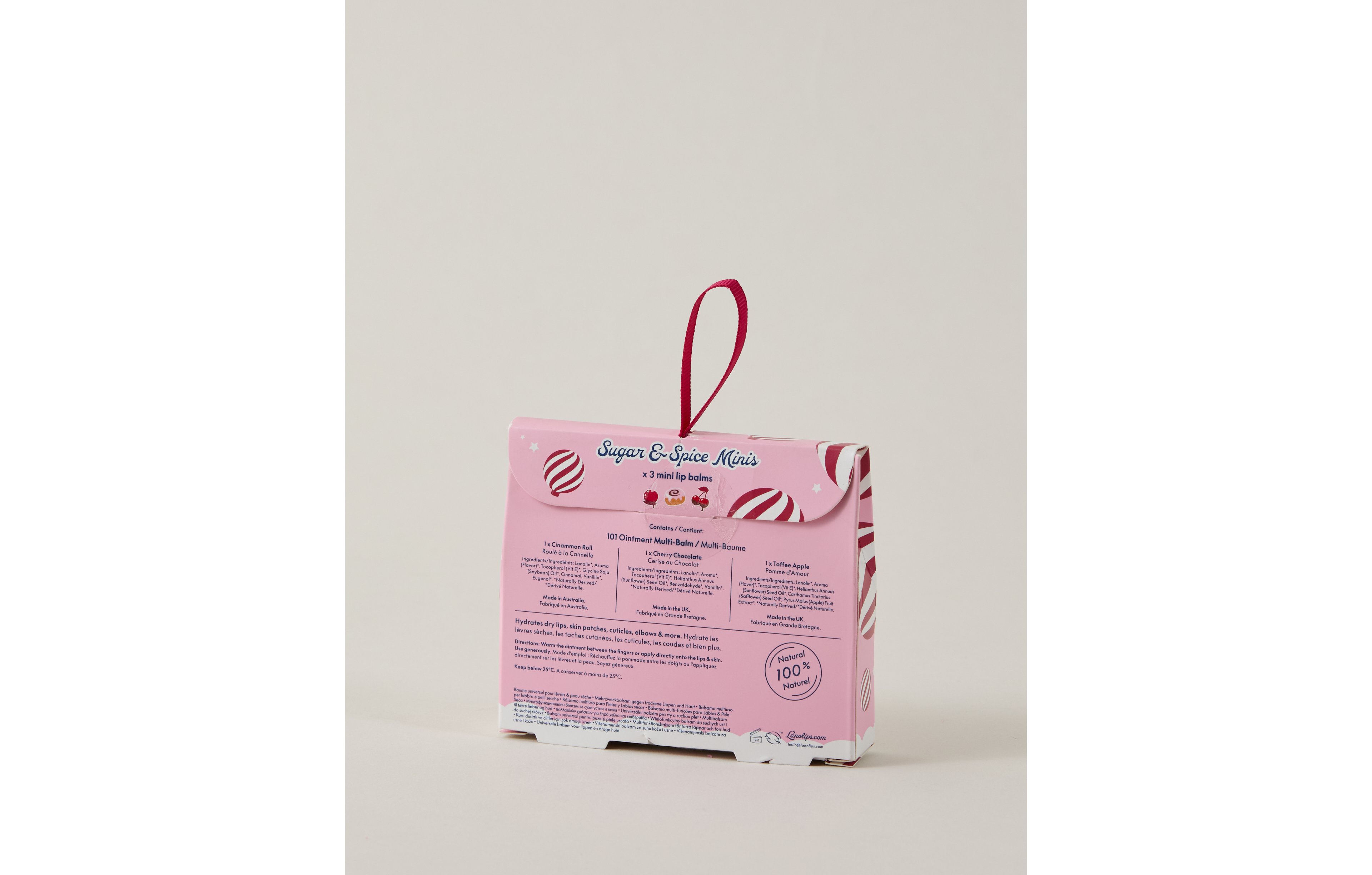 Lanolips Sugar & Spice Mini Lip Balm Set
