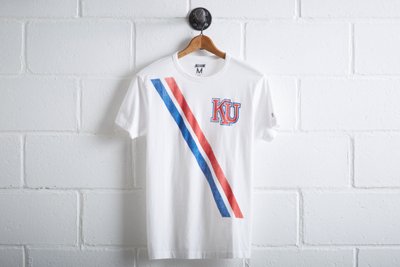 Tailgate Men's Kansas Jayhawks Stripe T-Shirt - Buy One Get One 50% Off 