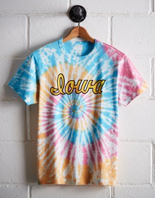 Tailgate Men's Iowa Rainbow Tie-Dye T-Shirt - Buy One Get One 50% Off 