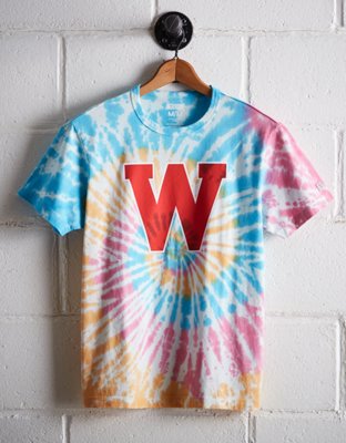 Tailgate Men's Wisconsin Rainbow Tie-Dye T-Shirt - Buy One Get One 50% Off 