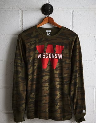 Tailgate Men's Wisconsin Camo Long Sleeve Tee - Buy One Get One 50% Off 