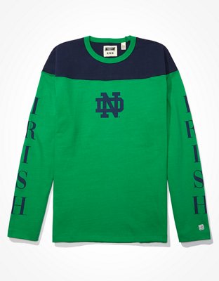 Tailgate Men's Notre Dame LongSleeve Colorblock TShirt
