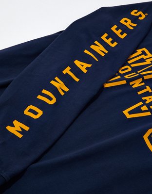 Мужские футболки American Eagle Tailgate Men's WVU Mountaineers Long-Sleeve Graphic T-Shirt — фото 2