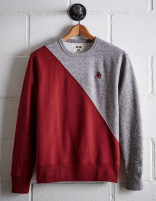 Tailgate Men's Oklahoma Diagonal Colorblock Sweatshirt - Buy One Get One 50% Off 
