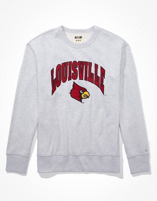 Tailgate Men's Louisville Cardinals Crew Neck Sweatshirt