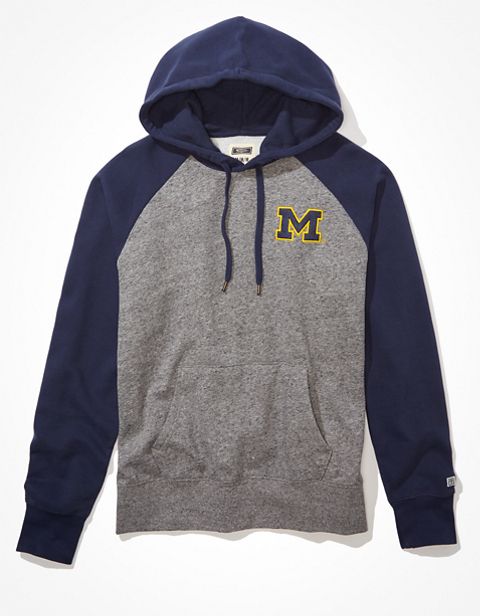Мужские худи American Eagle Tailgate Men's Michigan Wolverines Raglan