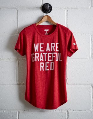 Tailgate Women's Wisconsin Grateful Red T-Shirt - Buy One Get One 50% Off 