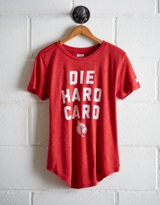 UPC 400284002408 product image for Tailgate Women's Louisville Die Hard Card T-Shirt | upcitemdb.com