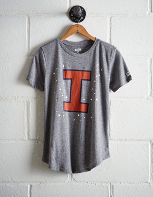 Tailgate Women's Illinois Foil Star T-Shirt - Buy One Get One 50% Off 
