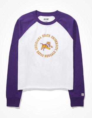 lsu raglan shirt