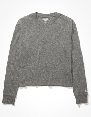 Tailgate Women's Essential Long Sleeve Cropped T-Shirt