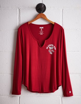 Tailgate Women's Wisconsin Split Neck T-Shirt - Buy One Get One 50% Off 