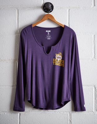 Tailgate Women's LSU Split Neck T-Shirt - Buy One Get One 50% Off 
