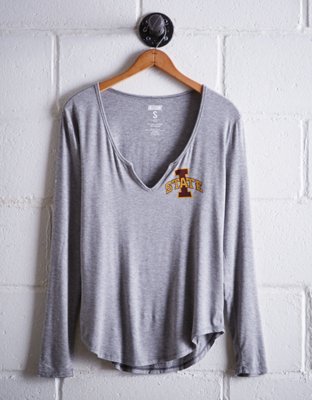 Tailgate Women's Iowa State Split Neck T-Shirt - Buy One Get One 50% Off 