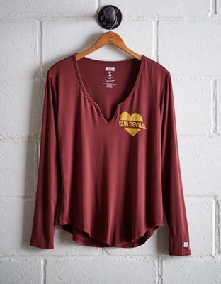 Tailgate Women's ASU Split Neck T-Shirt - Buy One Get One 50% Off 