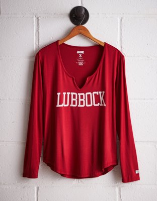 Tailgate Women's Texas Tech Split Neck T-Shirt - Buy One Get One 50% Off 