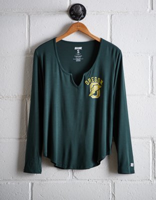 Tailgate Women's Oregon Split Neck T-Shirt - Buy One Get One 50% Off 
