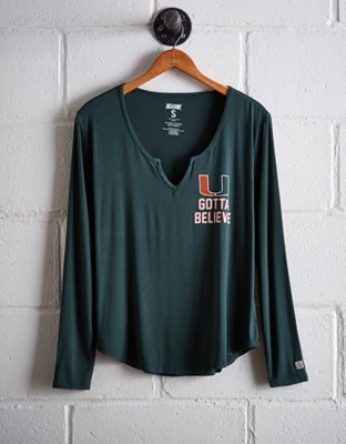 Tailgate Women's Miami Split Neck T-Shirt - Buy One Get One 50% Off 