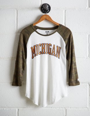 Tailgate Women's Michigan Baseball Shirt - Buy One Get One 50% Off 