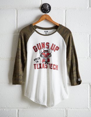 Tailgate Women's Texas Tech Baseball Shirt - Buy One Get One 50% Off 