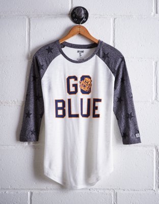 Tailgate Women's Michigan Star Print Baseball Shirt - Buy One Get One 50% Off 