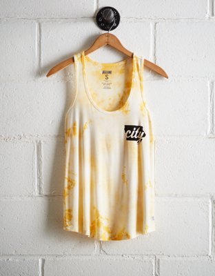 Tailgate Women's Iowa City Tie-Dye Scoop Neck Tank - Buy One Get One 50% Off 