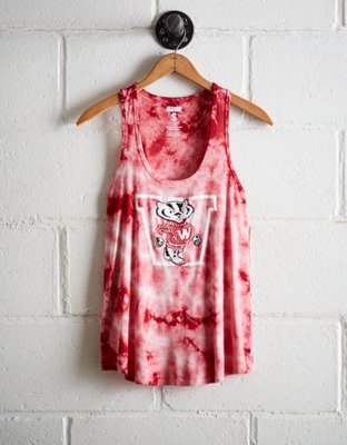 Tailgate Women's Wisconsin Tie-Dye Scoop Neck Tank - Buy One Get One 50% Off 