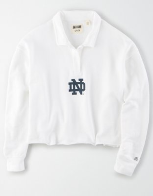 notre dame cropped sweatshirt