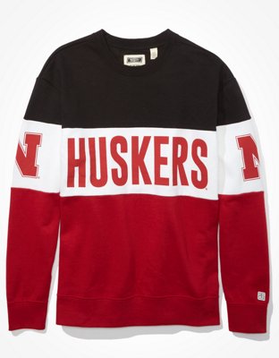 Tailgate Women's Nebraska Cornhuskers Colorblock Sweatshirt