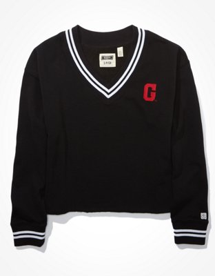 v neck sweatshirt womens