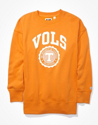 orange oversized sweatshirt