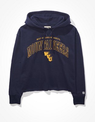 Tailgate Women's WVU Cropped Hoodie