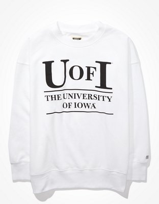 oversized college sweatshirt