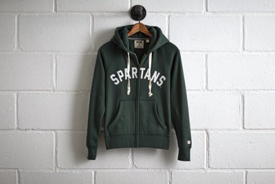 Tailgate Women's Michigan State Zip Hoodie - Buy One Get One 50% Off 