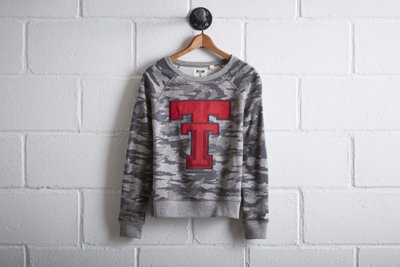 Tailgate Women's Texas Tech Camo Sweatshirt - Buy One Get One 50% Off 