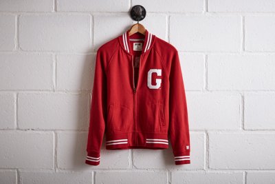 Tailgate Women's Georgia Bomber Jacket, Red | American Eagle Outfitters