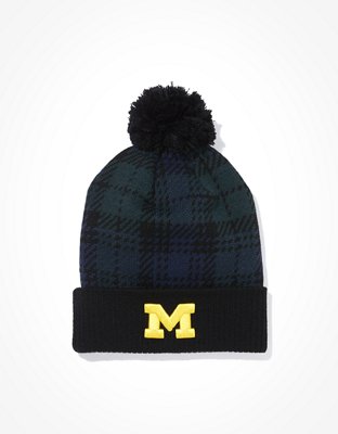 Tailgate Michigan Wolverines Plaid Beanie