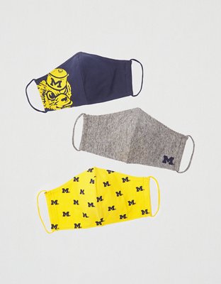 Tailgate Reusable Michigan Wolverines Masks 3-Pack